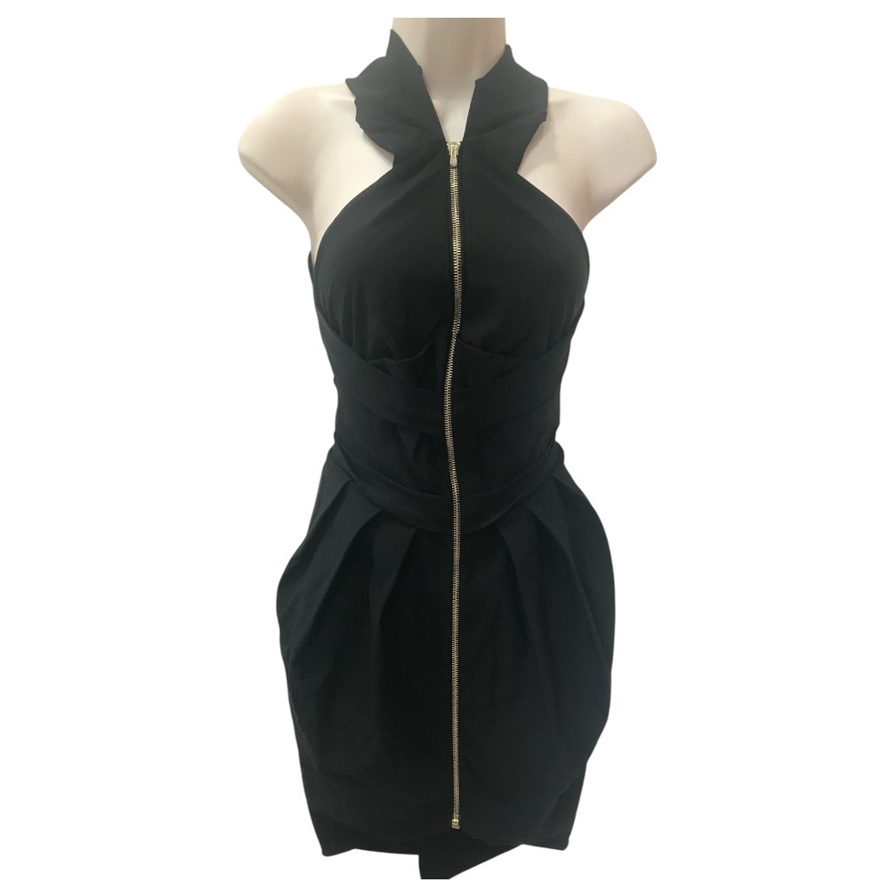 PREEN by Thornton Breggazi Collection Evening Edgy Full Zip Elegant Dress